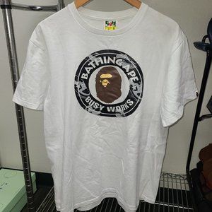 Used BAPE Busy Works Bape Sta T-Shirt 'White' Size XL